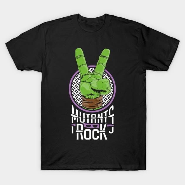 Mutants Rock - Donatello T-Shirt by RetroReview